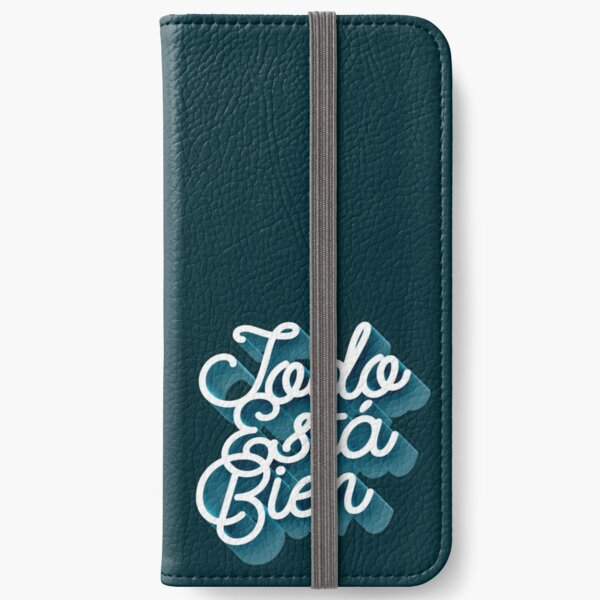 Todo Esta Bien (Faded Blue) iPhone Wallet