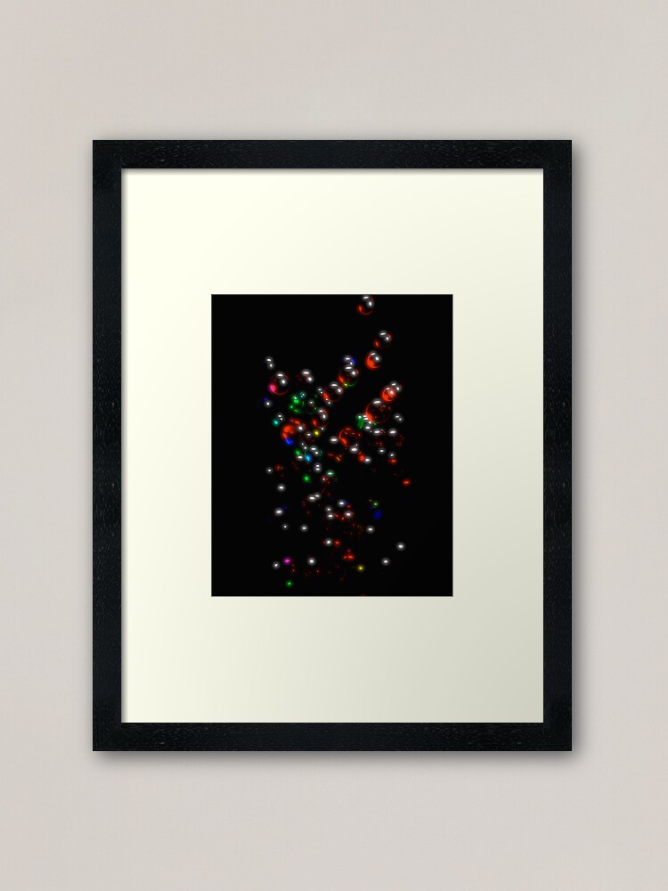Thumbnail 1 of 7, Framed Art Print, Bubbles designed and sold by FrankThomas.