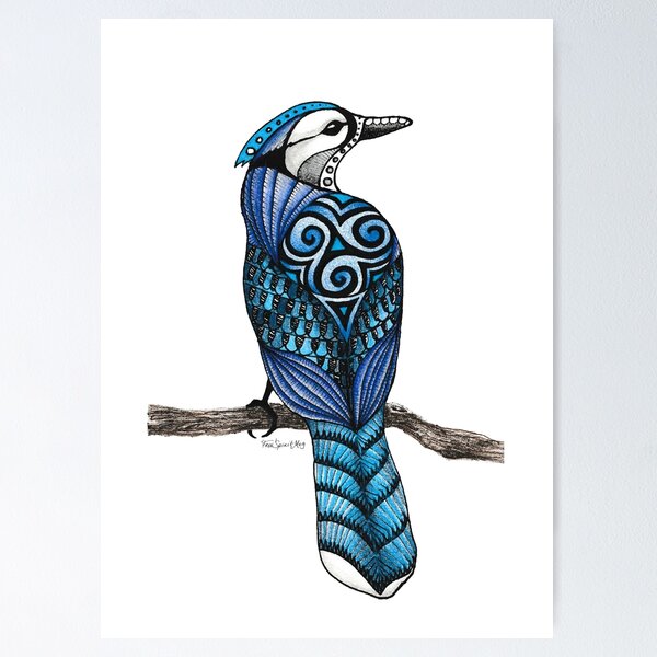 Item preview, Blue Jay Totem designed and sold by Free-Spirit-Meg.
