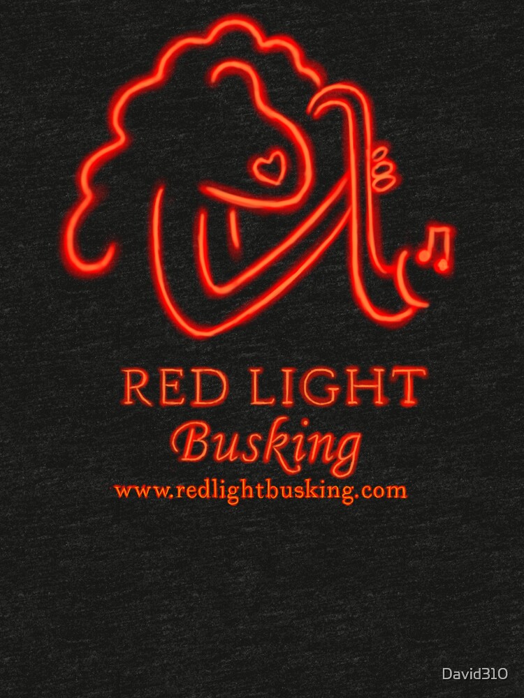 Thumbnail 6 of 6, Tri-blend T-Shirt, Red Light Busking a new cultural experience to hit London. designed and sold by David310.