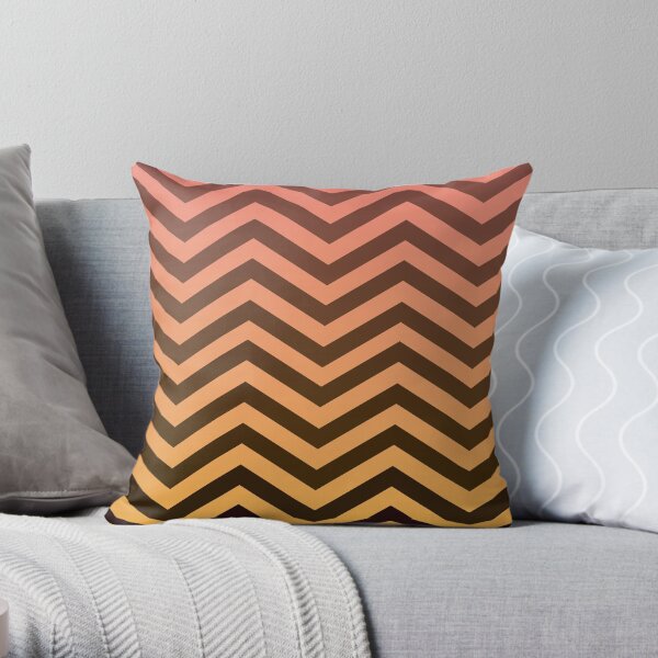Sunset Ominous Path Throw Pillow