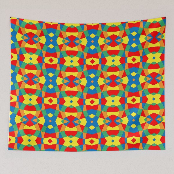 Item preview, seamless colorful geometric shapes designed and sold by TeeHDesigner.
