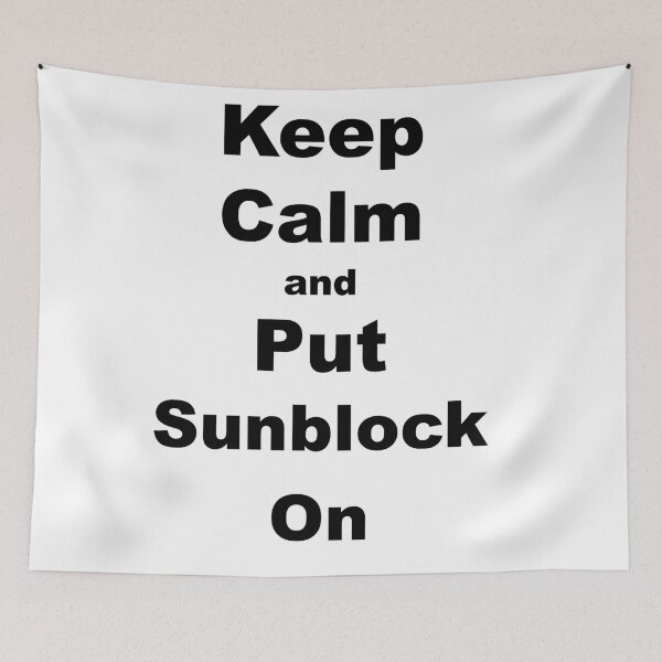 Item preview, Keep Calm and Put Sunblock On designed and sold by 3Talents.