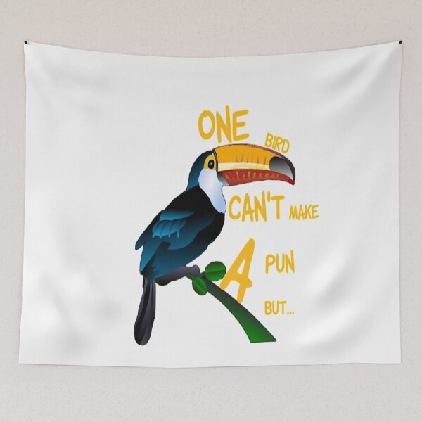 Item preview, One bird cant make a pun but toucan designed and sold by Eclipse35.