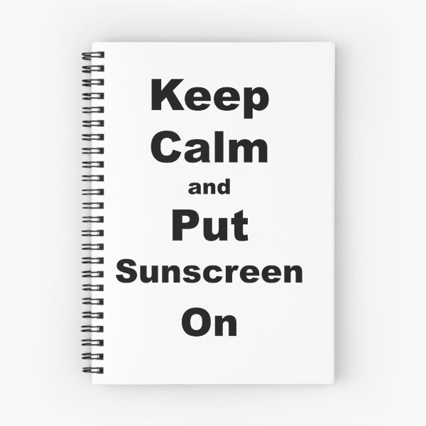 Item preview, Keep Calm and Put Sunscreen On designed and sold by 3Talents.