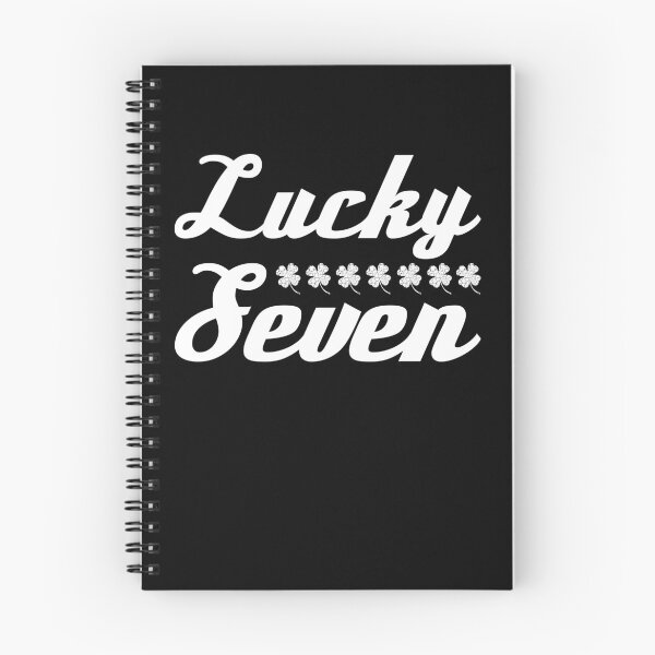 Aperçu de l'œuvre Trèfle à quatre feuilles porte-bonheur Seven créée et vendue par HighBrowDesigns.