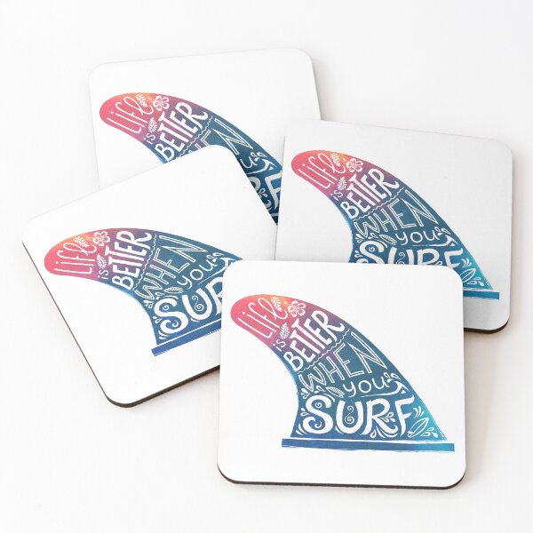 Item preview, Life is better when you surf - surfing fin designed and sold by 1enchik.