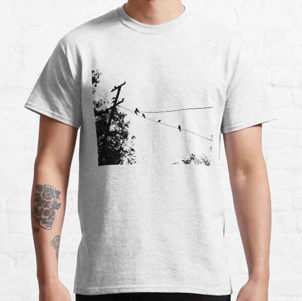 Crows on a wire Classic T-Shirt