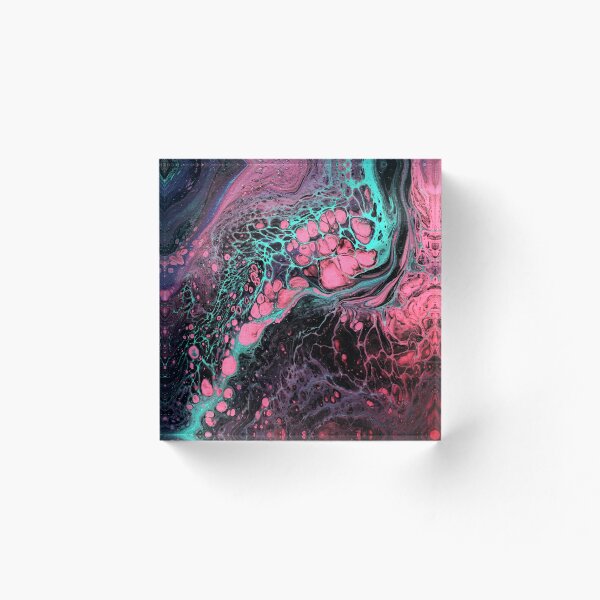 Item preview, Pink Blast Acrylic Paint Pour by Everson Arts designed and sold by Eversonarts.