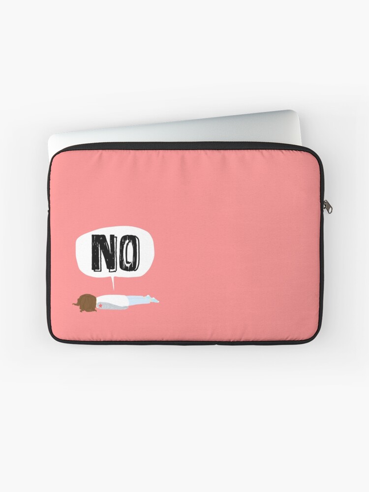 Thumbnail 1 of 2, Laptop Sleeve, NO teal designed and sold by chadwalrus.