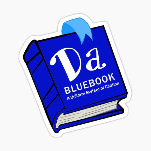 Item preview, Da Bluebook - For Law Students designed and sold by vkdavidson.