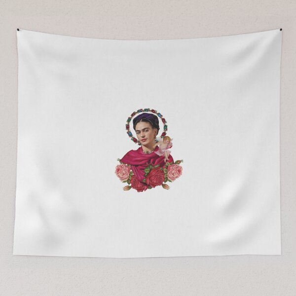 Item preview, Kahlo art flowers designed and sold by Ilustra Club.