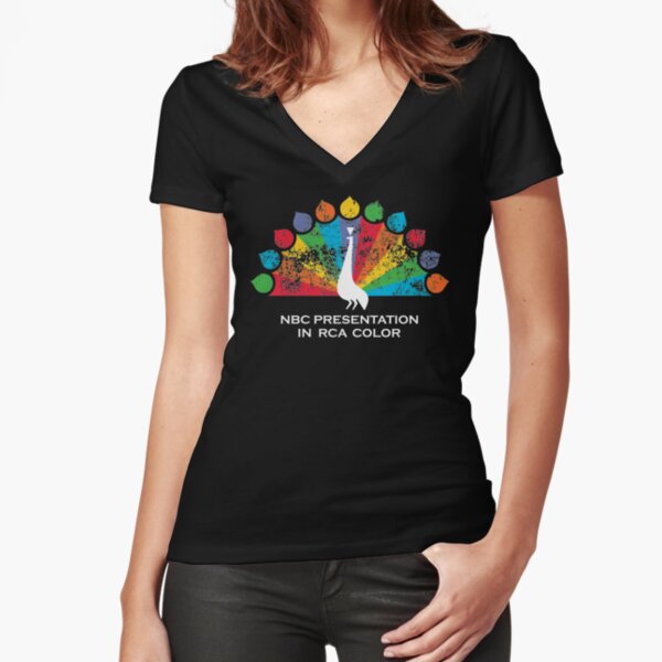 Vintage NBC Fitted V-Neck T-Shirt