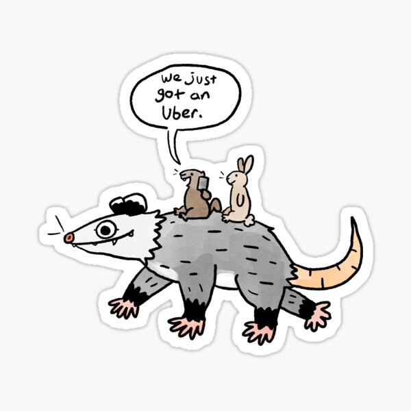 Item preview, Possum Rideshare! designed and sold by Lindsay Scanlan.