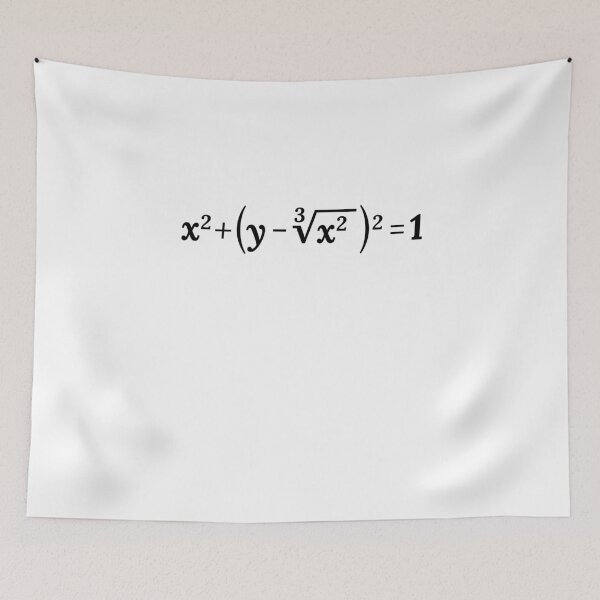 Aperçu de l'œuvre Formule For Love Heart Mathematics créée et vendue par SilentEcho.