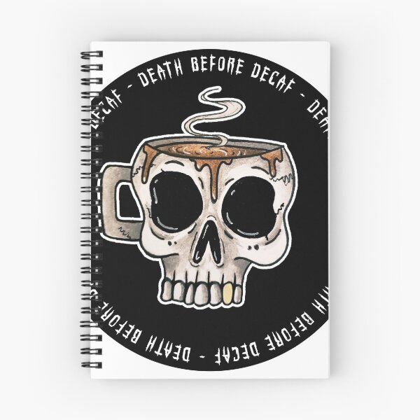 Item preview, Death Before Decaf designed and sold by SamChaseArt.