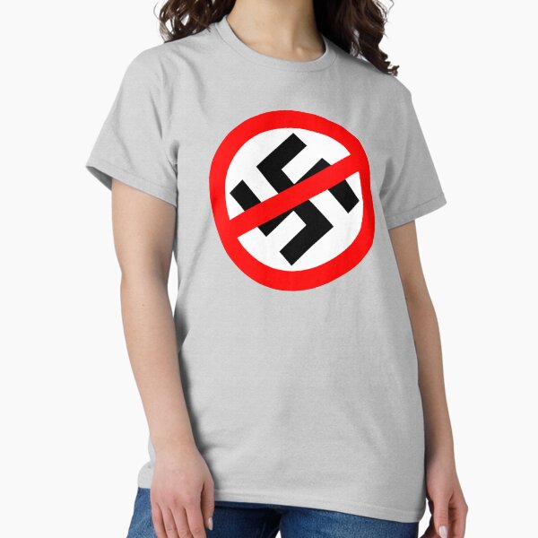 Vista previa del artículo con la obra «No se permiten nazis», diseñado y vendido por ResistNow.