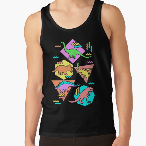 GODZILLA Mens Tank Top SCREEN PRINTED Retro Comic dinosaur gift vest 