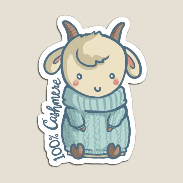 100% Cashmere Magnet