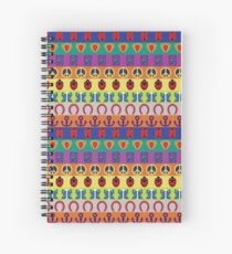 Jojo's Bizarre Adventure - Part Symbols Colorful Pattern Spiral Notebook
