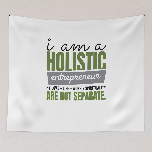 Item preview, I Am A Holistic Entrepreneur Love Life Work Spiritualy  designed and sold by SilentEcho.
