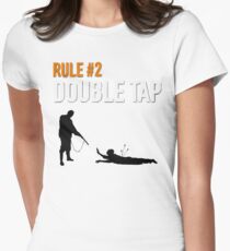 RULE #2 DOUBLE TAP Women's Fitted T-Shirt