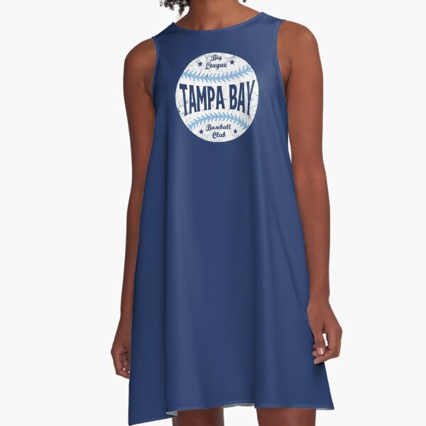 New Era Women's Tampa Bay Rays Navy Throwback Tank Top