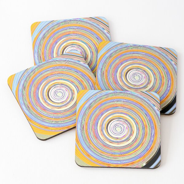 Item preview, Re-Created Spin Painting (Heather, Orange, Cream) by Robert S. Lee designed and sold by robertsleeart.