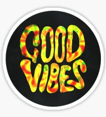 Good Vibes - Rasta Sticker