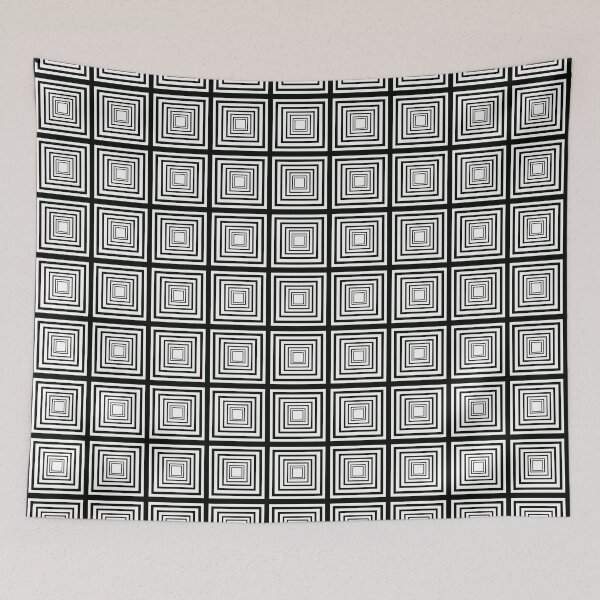 Item preview, Black and White Concentric Squares designed and sold by Overthetopsm.