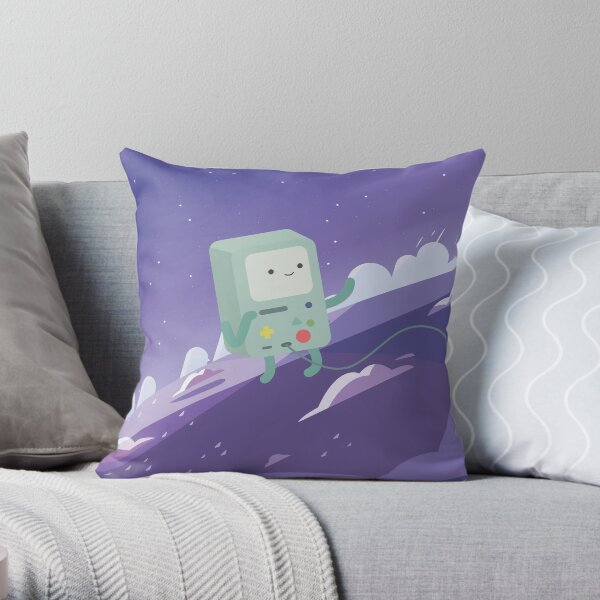 Floating Bmo (Adventure Time) Throw Pillow