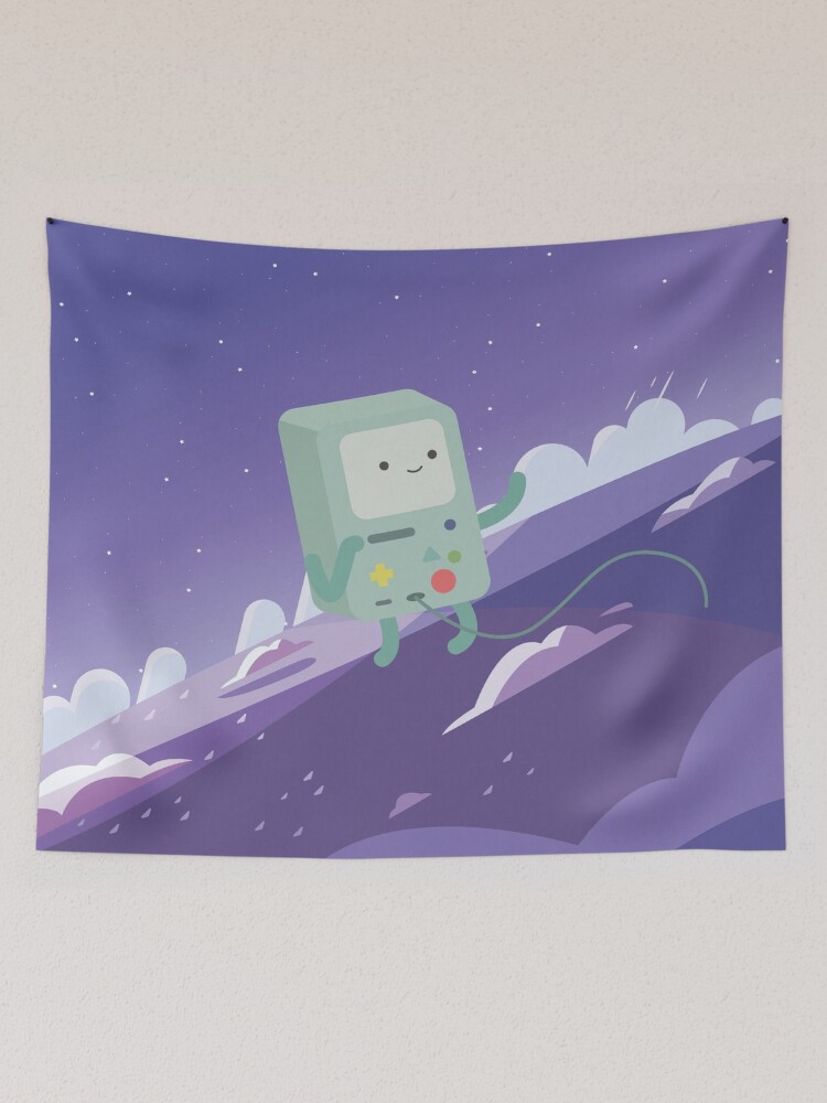 Thumbnail 2 of 3, Tapestry, Floating Bmo (Adventure Time) designed and sold by Ashley Castleton.