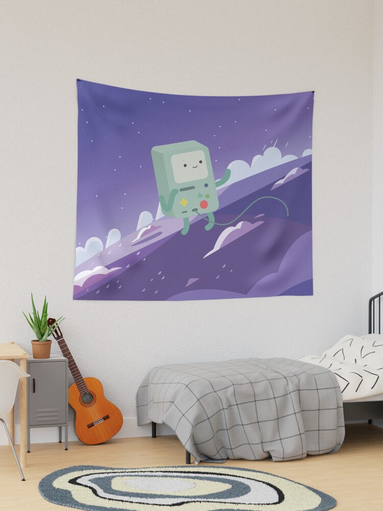 Thumbnail 1 of 3, Tapestry, Floating Bmo (Adventure Time) designed and sold by Ashley Castleton.