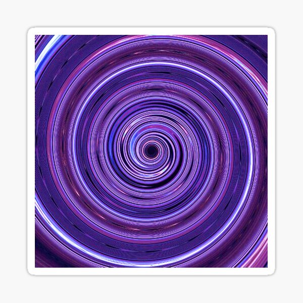 Item preview, Re-Created Spin Painting (Blue & Purple) by Robert S. Lee designed and sold by robertsleeart.