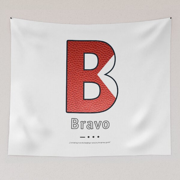 Item preview, Bravo - Navy Alphabet - Leather designed and sold by Art-Frankenberg.