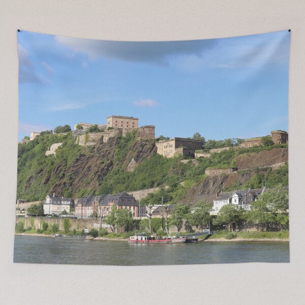 Item preview, Koblenz with fortress Ehrenbreitstein designed and sold by stine1.