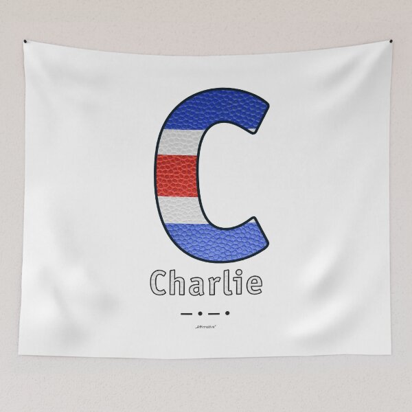 Item preview, Charlie - Navy Alphabet - Leather designed and sold by Art-Frankenberg.