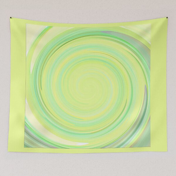 Item preview, Re-Created Spin Painting (Yellowish Green) by Robert S. Lee designed and sold by robertsleeart.