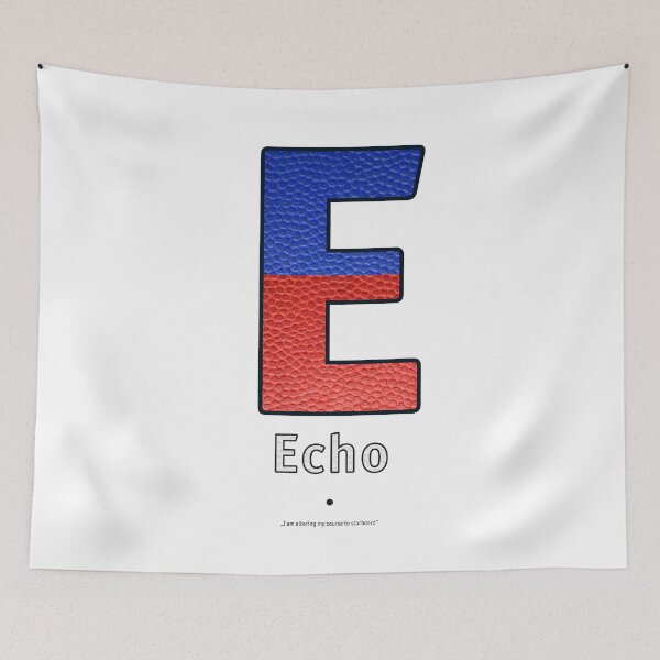 Item preview, Echo - Navy Alphabet - Leather designed and sold by Art-Frankenberg.