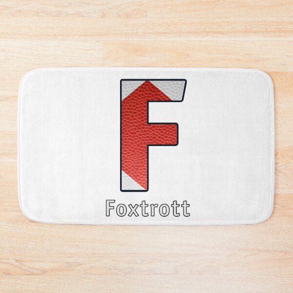 Item preview, Foxtrott - Navy Alphabet - Leather designed and sold by Art-Frankenberg.