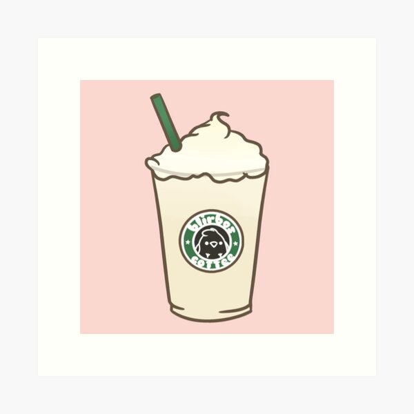 Starbucks Coffee Frappe Cat Kitty Starbies Cold Brew Frappuccino Stickers  134