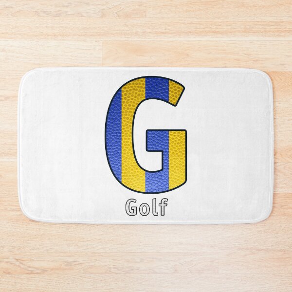 Item preview, Golf - Navy Alphabet - Leather designed and sold by Art-Frankenberg.