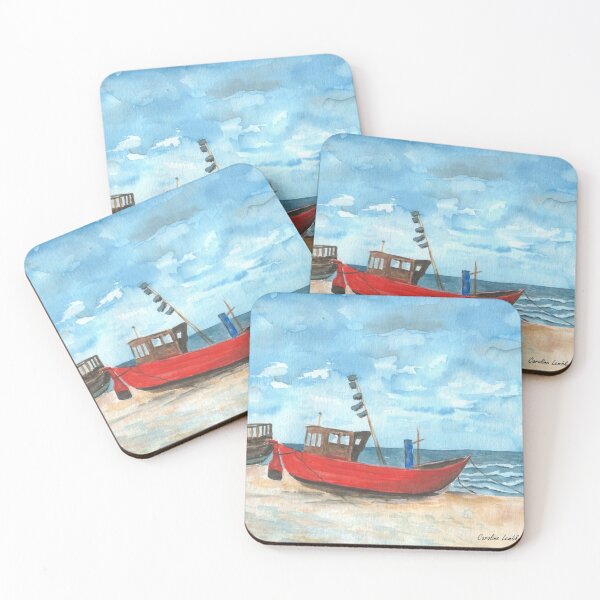 Item preview, Fishing Boats at the Baltic Sea  designed and sold by CarolineLembke.