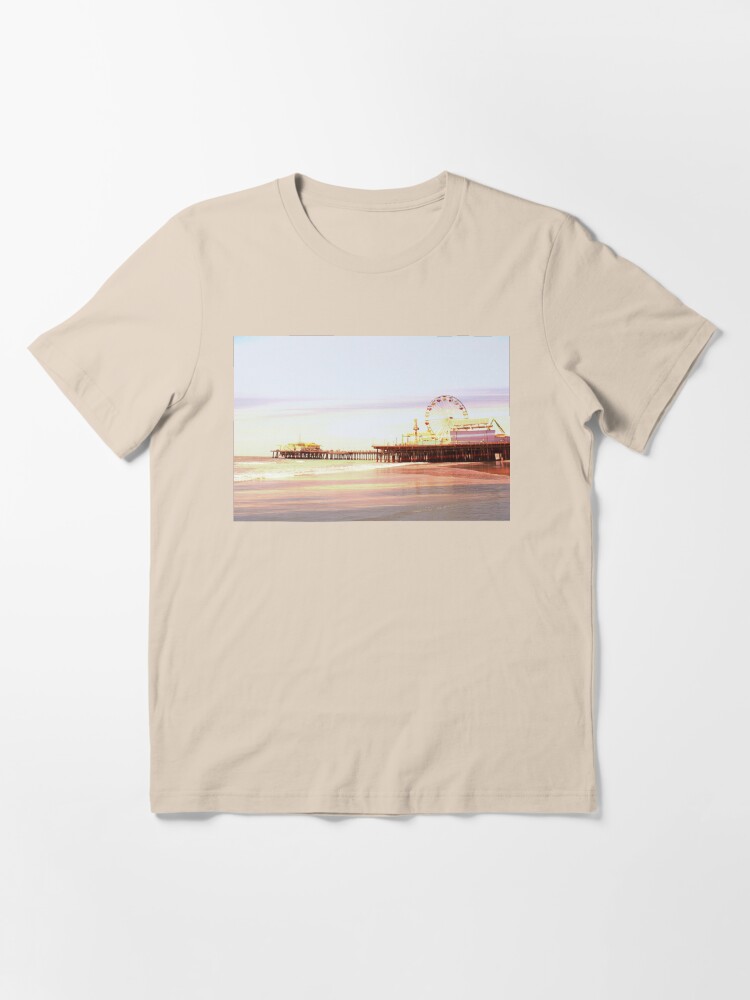 Alternate view of Santa Monica Pier Sunrise Essential T-Shirt