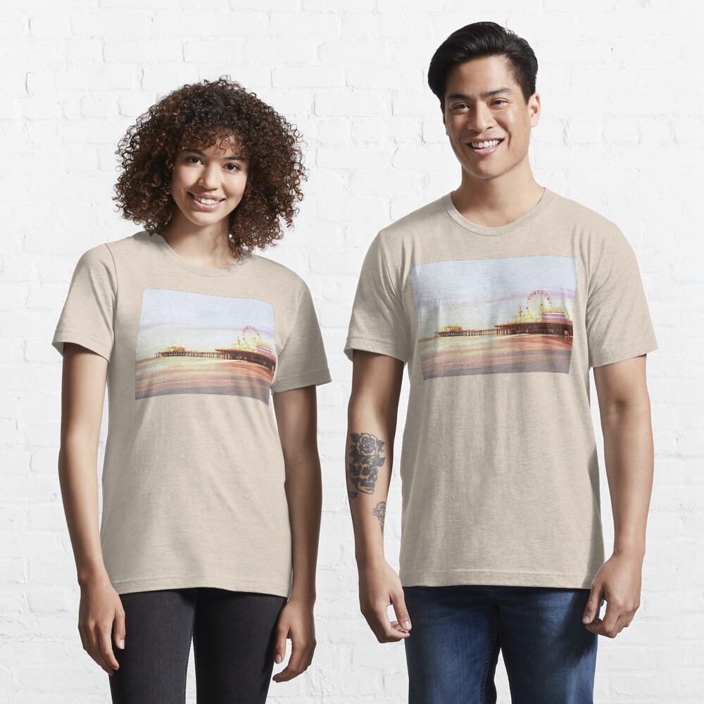 Santa Monica Pier Sunrise Essential T-Shirt