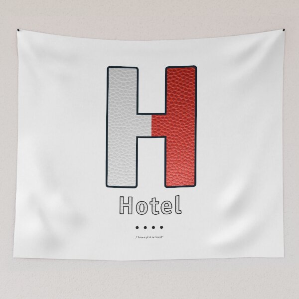 Item preview, Hotel - Navy Alphabet - Leather designed and sold by Art-Frankenberg.