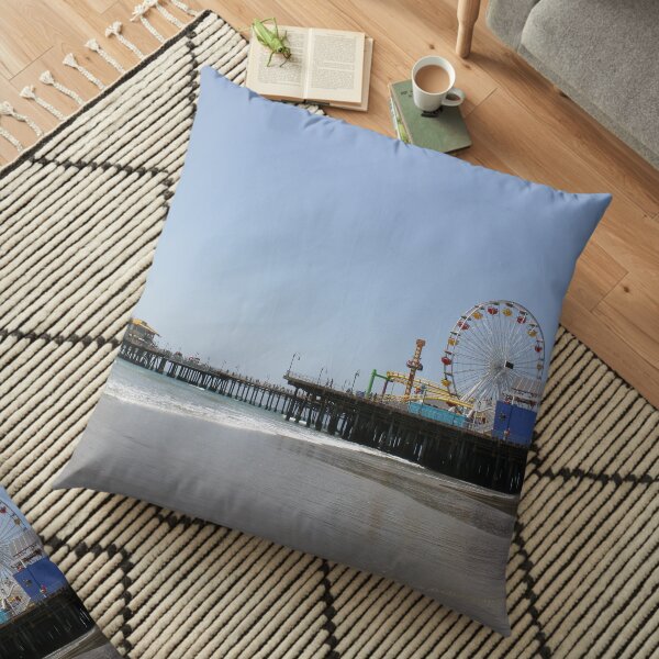 Santa Monica Pier Floor Pillow