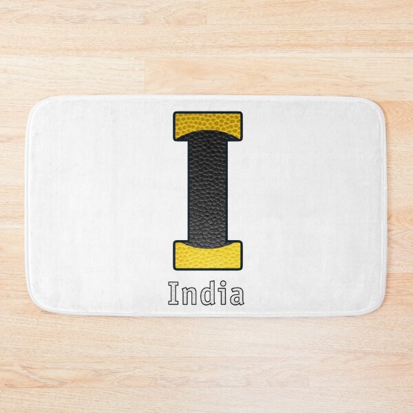 Item preview, India - Navy Alphabet - Leather designed and sold by Art-Frankenberg.