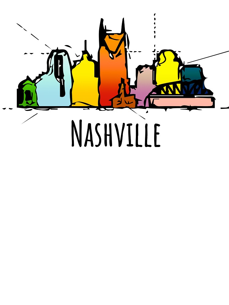 DimDom Colorful Louisville Kentucky Cartoon Funny Gift Kids T-Shirt
