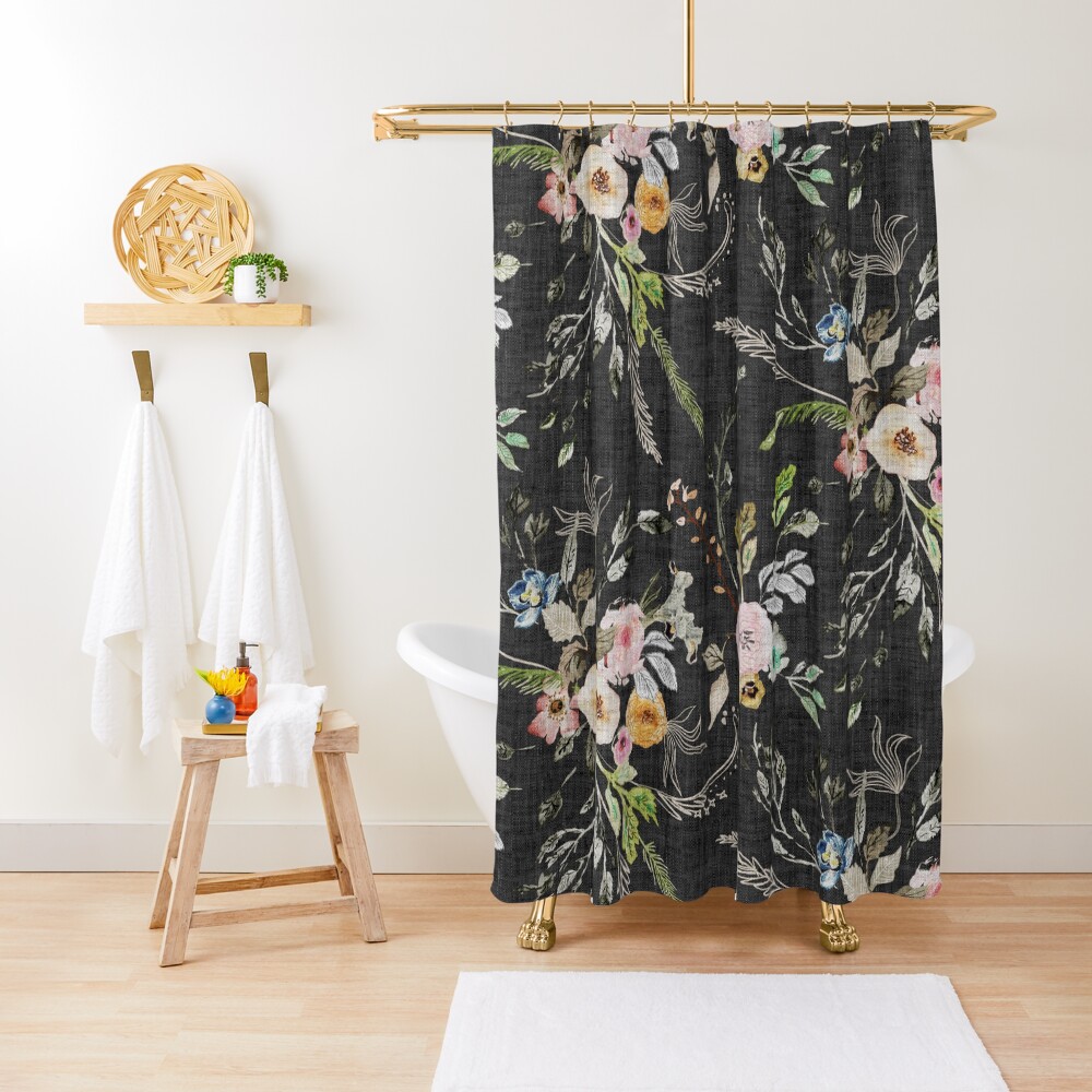 La Boheme Floral Shower Curtain